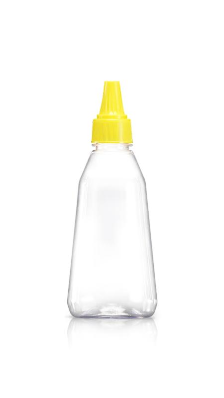 Sticle din seria PET de 28 mm (W261) - Sticlă de miere PET de 260 ml cu certificare FSSC, HACCP, ISO22000, IMS, BV