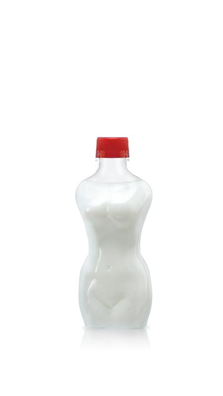 Sticle din seria PET de 28 mm (SG315) - 315 ml Slim Girl Style PET bottle for cool beverages packaging with Certification FSSC, HACCP, ISO22000, IMS, BV