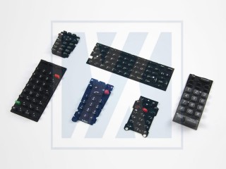 لوحة مفاتيح مطاط السيليكون - لوحة المفاتيح والزر