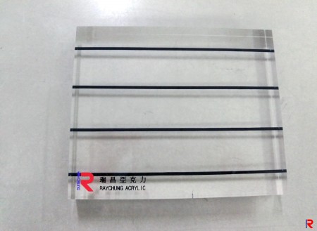 Sound barrier Acrylic sheet (With Nylon String) - sound barrier sheet with nylon inside picture