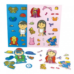 Magnetic Dress up Doll Game