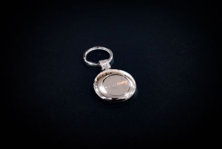 Round Shape Magnetic Coin Keychain