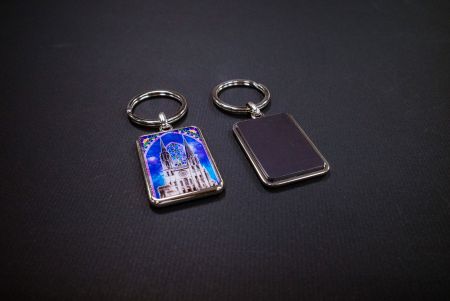 Rectangle Shape Keychain with Magnetic