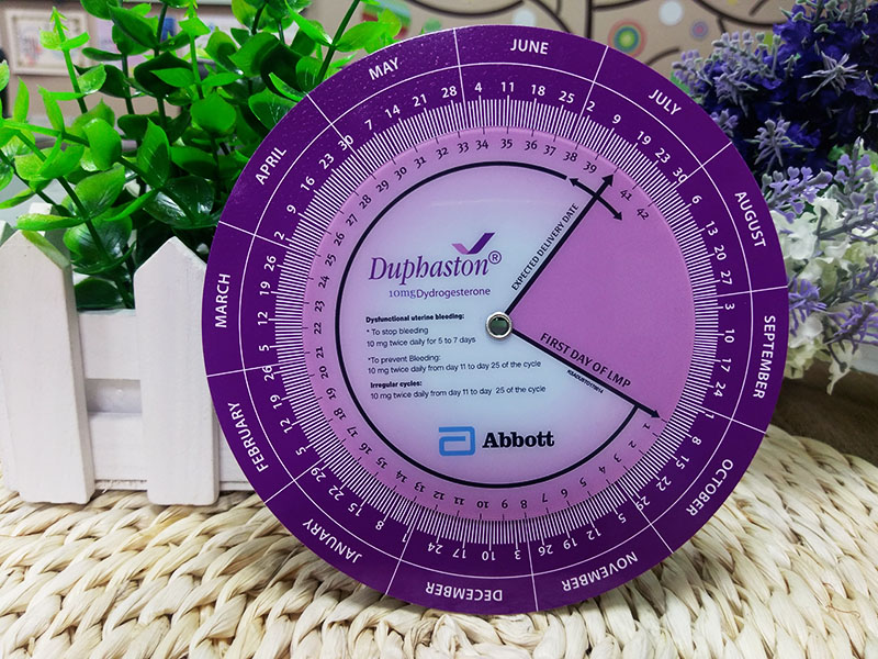 Plastic Pregnancy Calculator Wheel Magnet Supplier Giant K. 