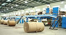 Linha de produção de papelão ondulado 5ply
