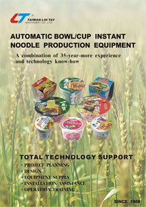 Automatic Bowl/ Cup Instant Noodle Production Equipment