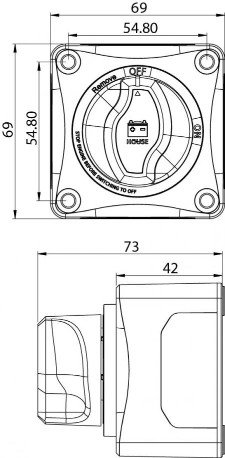 Bf442 Battery Selector Switch Industrial And Marine Switch