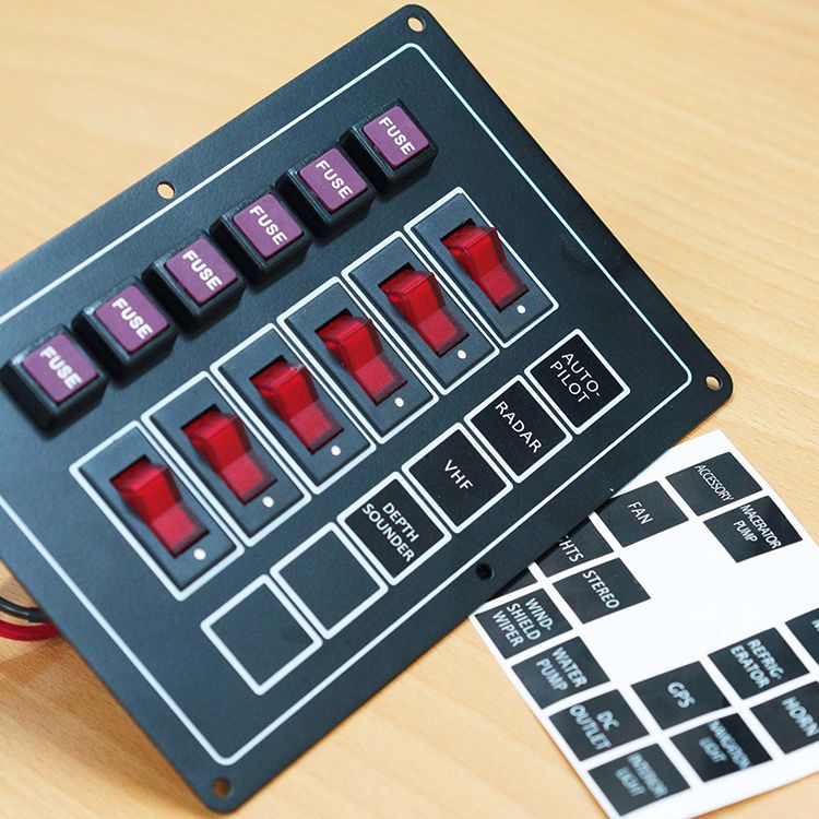 SP1116P6P Classic Switch Panel Industrial And Marine Switch Supply