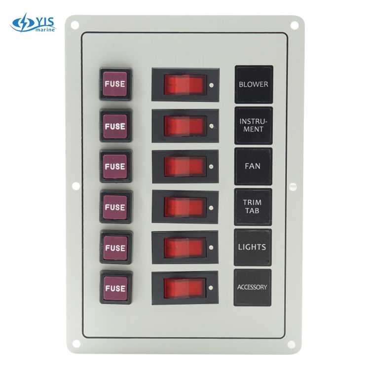 SP1126F6P Classic Switch Panel Industrial And Marine Switch Supply