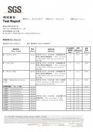Отчет об испытаниях ROHS (2)