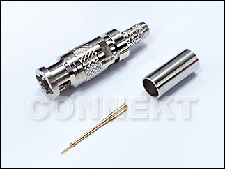 12G-SDI UniqueBNC Plug For 1855A Cable (Crimp, 75ohm) Manufacturer | Connekt