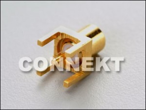 Conector MCX para montagem em PCB (4 pernas)