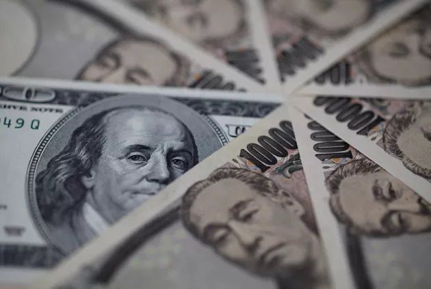 美元走弱，日圓更弱，北京宣布將取消入境隔離要求，抑制對避險資產的需求。路透