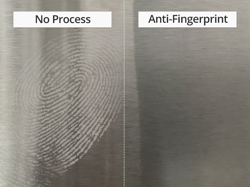 Anti-Fingerprint Stainless Steel Sheet Manufactured by Pre-Painting Process.