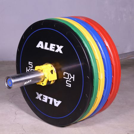 cheap olympic bumper plates
