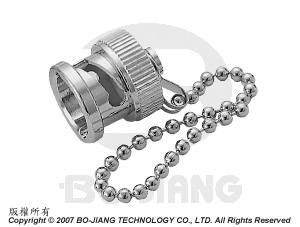 Bnc Male Protective Cap With Chain Supply 26 Years Coaxial Connectors Supplier Bo Jiang