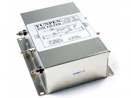 M5 screw terminal Single Phase Filter YJ-T7 (500VAC) - M5 screw terminal YJ-T7 (500VAC) is designed for easy installation.