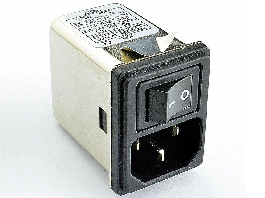 AC Power Entry Modules SNAPIN 1POLE 1A Electronics Uninterruptible