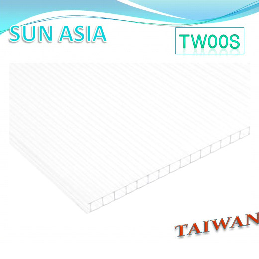 ورق پلی کربنات دو جداره (شفاف) - ورق پلی کربنات دو جداره (شفاف)