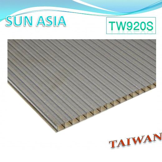 Frosted Twin Wall Polycarbonate Sheet (Brown) - Frosted Twin Wall Polycarbonate Sheet (Brown)