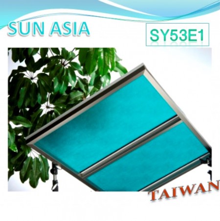Embossed Polycarbonate Sheet (Blue Green) - Embossed Polycarbonate Sheet (Blue Green)