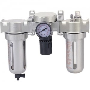 Unità di preparazione dell'aria da 1/2" (filtro dell'aria, regolatore dell'aria, lubrificatore) GP-817H