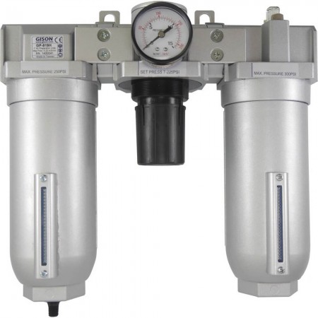 Jednostki przygotowania powietrza 3/4" (filtr powietrza, regulator powietrza, smarownica) GP-818H