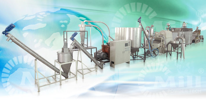 soy bean powder handling processing equipment turnkey system