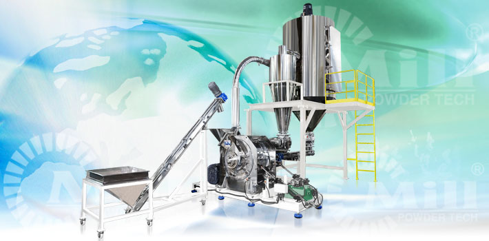 chemical foodstuff materials grinding system
