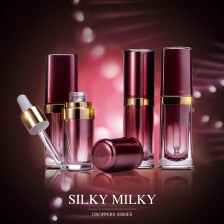 Коллекция косметической упаковки - Silky Milky