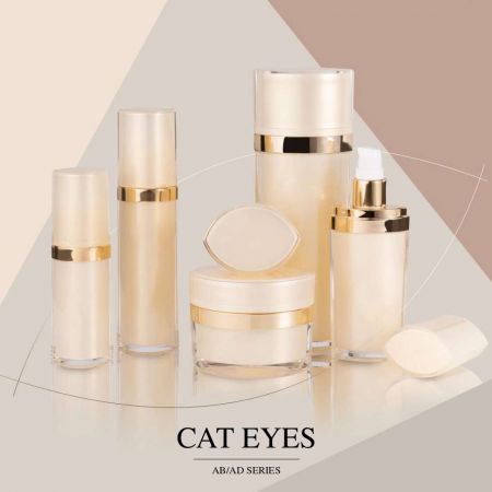 Occhi di gatto (confezione acrilica di lusso per cosmetici e prodotti per la cura della pelle)