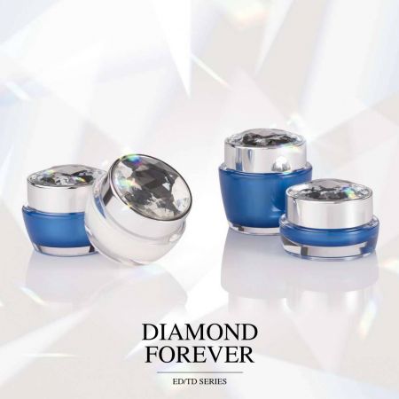 Diamond Forever (ambalaj acrilic de lux pentru cosmetice și îngrijire a pielii)