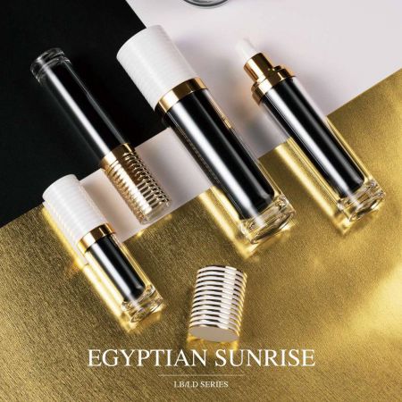 Egyptian Sunrise (confezione acrilica di lusso per cosmetici e prodotti per la cura della pelle)