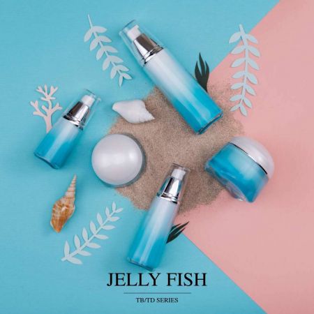 Jelly Fish (Tent Shape Acrylic Luxury Cosmetic & Skincare Packaging)