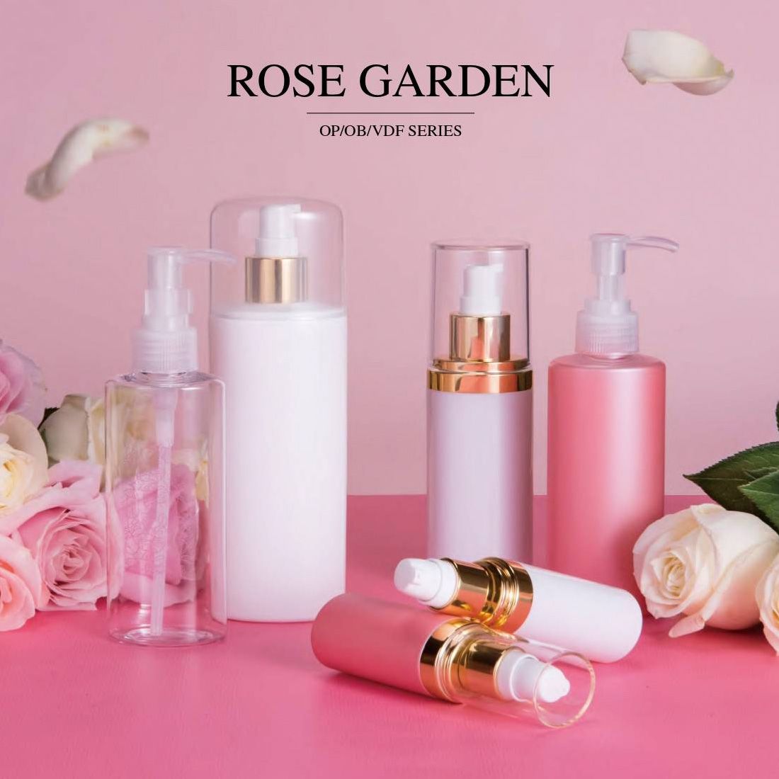 Design de recipiente cômico COSJAR - Série jardim de rosas
