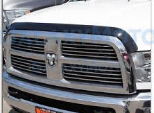 Dodge Ram 2500/3500 Protector de capó Deflector de insectos ahumado