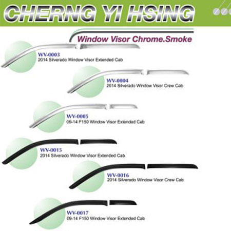 Window Visor Chrome. Καπνός