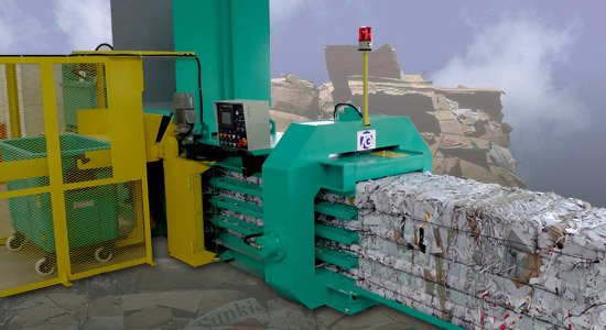 Techgene Machinery Co. 3-в-1 прес-підбирач для переробки паперу TB-070820