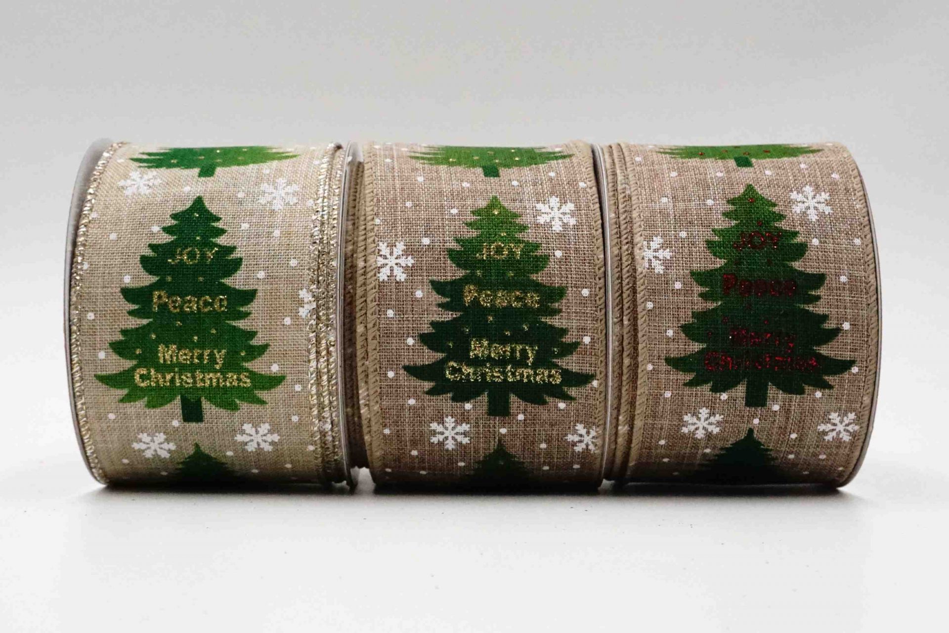 クリスマスツリー祝福輝くリボン 台湾の高品質なクリスマスツリーの祝福の輝くリボンメーカー 縉陽企業有限公司