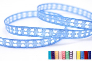 模切壓花造型設計以及針織設計邊緣 - 壓花織帶 (AA309-1)