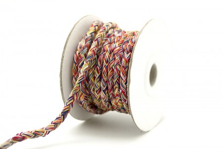 Multicolored Braided Cord - Multicolored Braided Cord