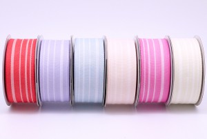 Organic Cotton Stripes Ribbon - Organic Cotton Stripes Ribbon