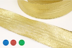 單色蔥紗織帶 - 金蔥織帶 (W870)