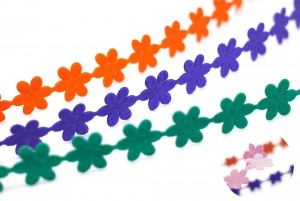Peel and Stick Flowers Ribbon - Peel and Stick Flowers Ribbon