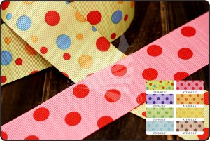 Dots & Stripes Print Ribbon - Dots & Stripes Print Ribbon