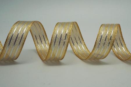 Three-Stripe Metallic Ribbon - Three-Stripe Metallic Ribbon