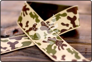 Camouflage Jacquard Ribbon