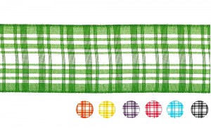 典雅格紋織帶 - 格子織帶(PF238)