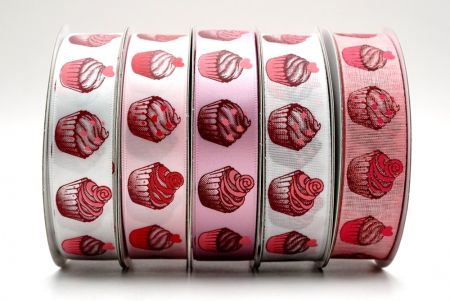 Pop Art Cup Cakes design Ribbon - Pop Art Cup placentae design