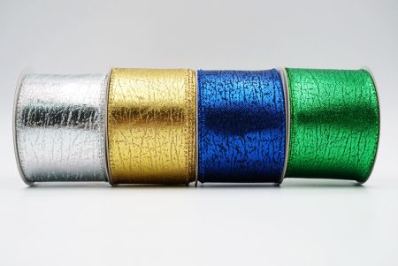 Glitter Holzmaserung Wired Ribbon - Glitter Holzmaserung Wired Ribbon